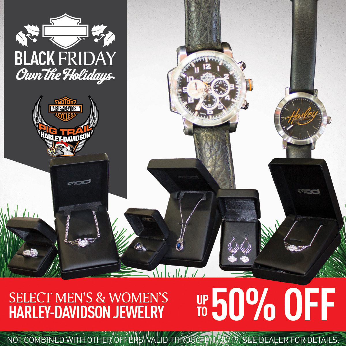 Up To 50% OFF Select Harley-Davidson Jewelry & Watches